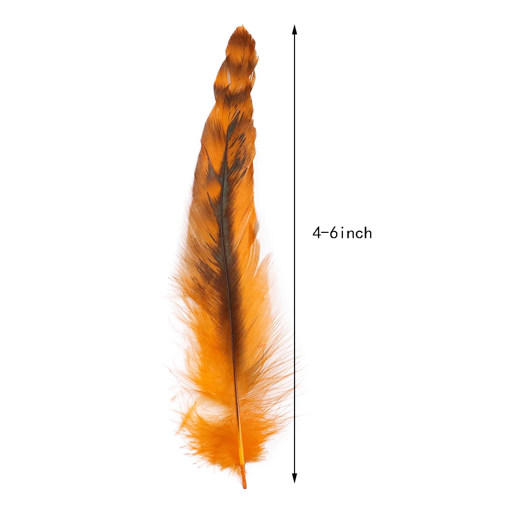 

50Pcs Natural Rooster Feathers 10-15CM Colored Chicken Plumes For Crafts DIY Jewelry Making Accessory Carnival Dress Decoration