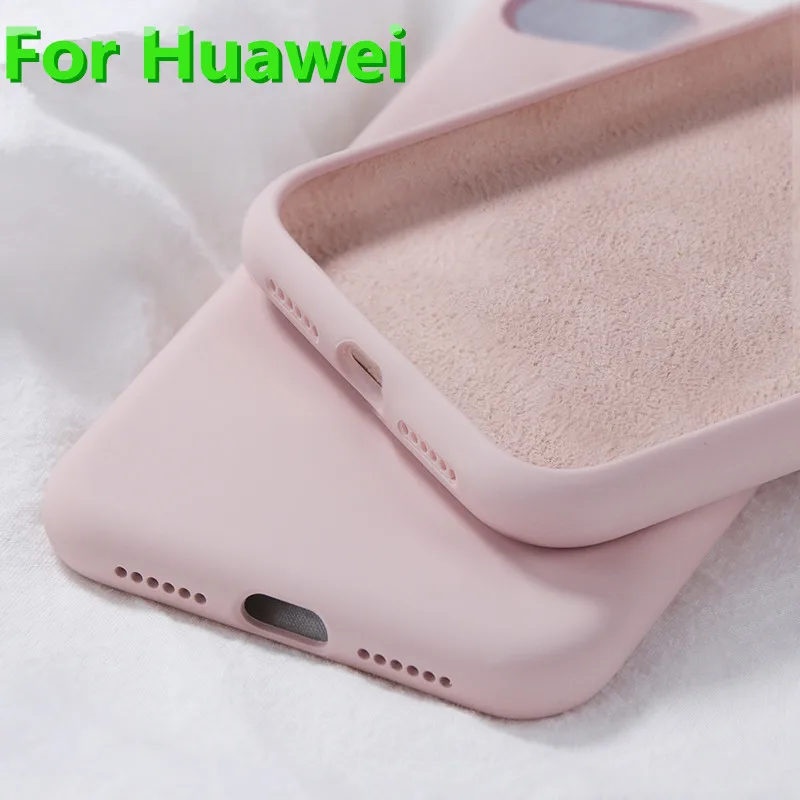 Чехол для телефона силиконовый Huawei P20 Lite/P Smart 2019/P30 Pro/Mate 20/8X/Nova 3i/9 Lite/10/20