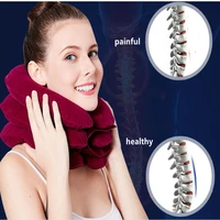 neck stretcher air cervical traction 1 tube house medical devices orthopedic pillow collar pain relief blue brown tractor