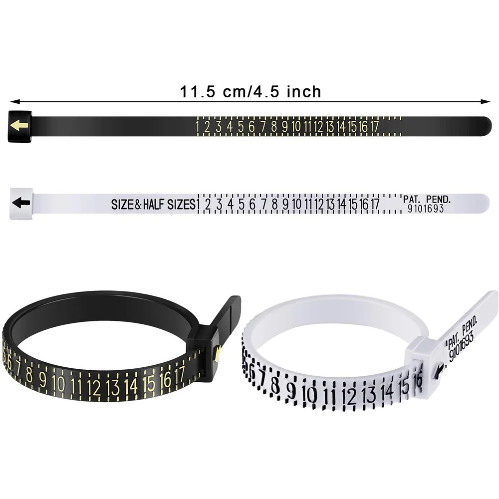 High Quality Ring Sizer UK/US Official British/American Finger Measure Gauge Men and Womens Sizes A-Z Jewelry Accessory Measurer | Украшения