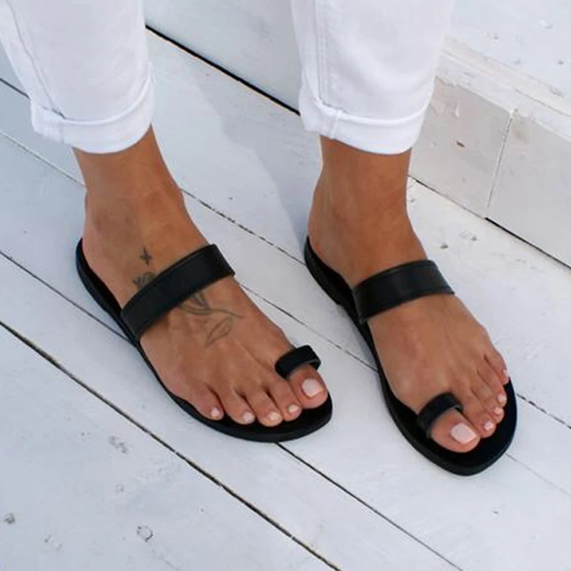 

Sexy Women Sandals Lighting Flip Flops Soft Sole Summer Flat Beach Mujer Casual Shoes Femme Peep Toe Zapatos Plus Big Size 36-43