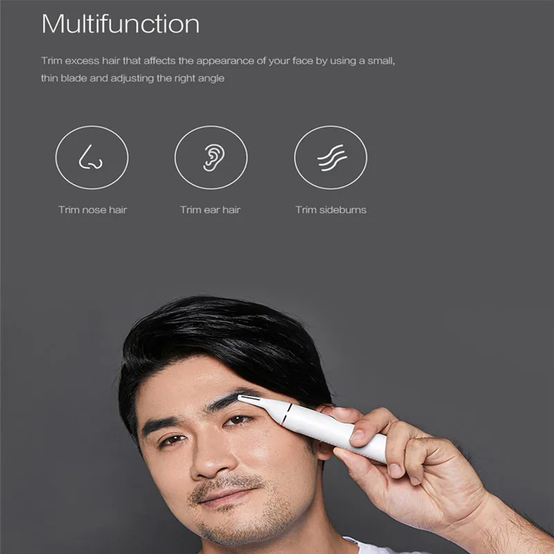 Xiaomi Youpin SOOCAS N1 моющийся триммер для волос в носу умный мини портативный электробритва бритва с сумкой для путешествий