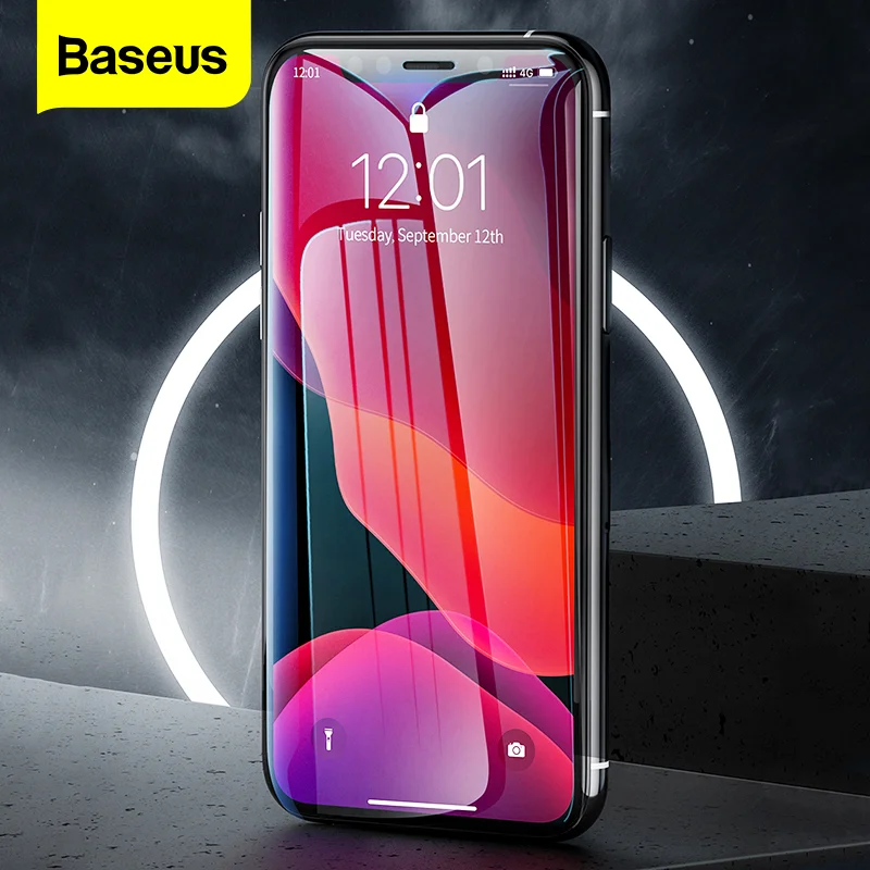 Baseus 2 шт. 0 3 мм Защитная пленка для экрана iPhone 12 11 Pro Xs Max X защитная из закаленного