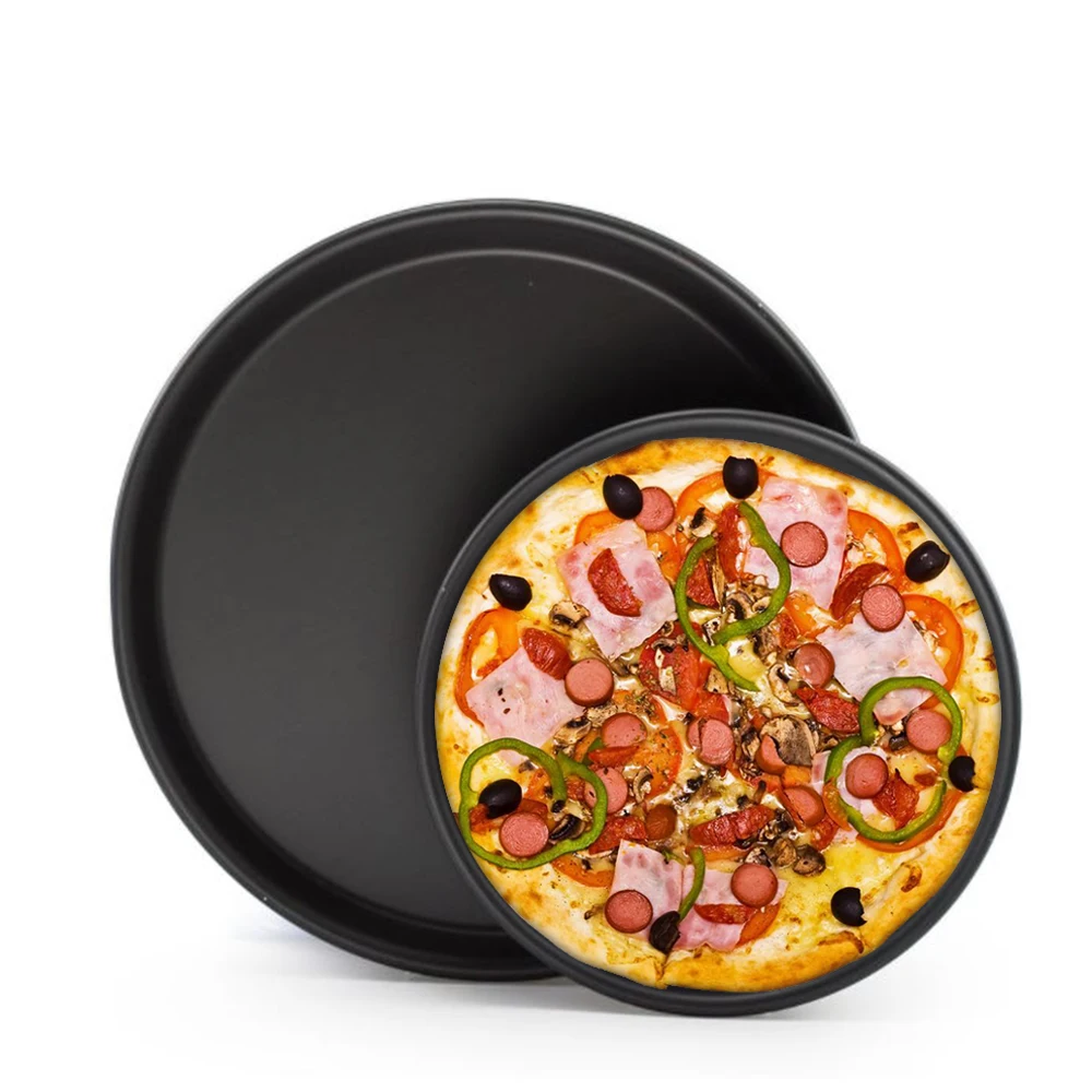 

Pizza Pan Kitchen Bakeware Round Pattern Deep Dish Tray Metal Aluminum Alloy Non-stick Baking Pastry Tool Kitchenware 8/9/10inch
