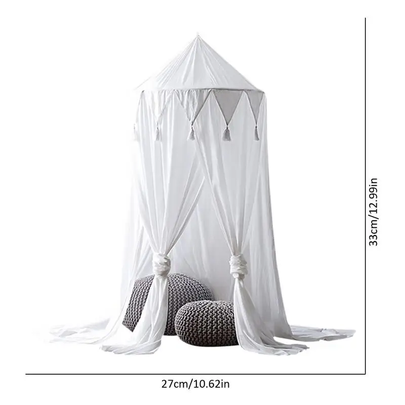 36Ins новый стиль детская треугольная шифоновая палатка с кисточками реквизит для