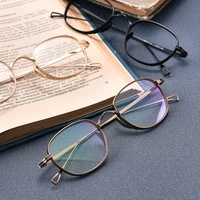 konichenr pure titanium glasses frame for men retro round prescription eyeglasses women 2021 new vintage myopia optical eyewear