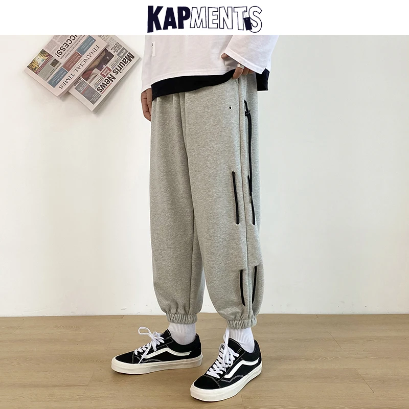 Мужские мешковатые спортивные брюки 2021 правильной формы мужские однотонные