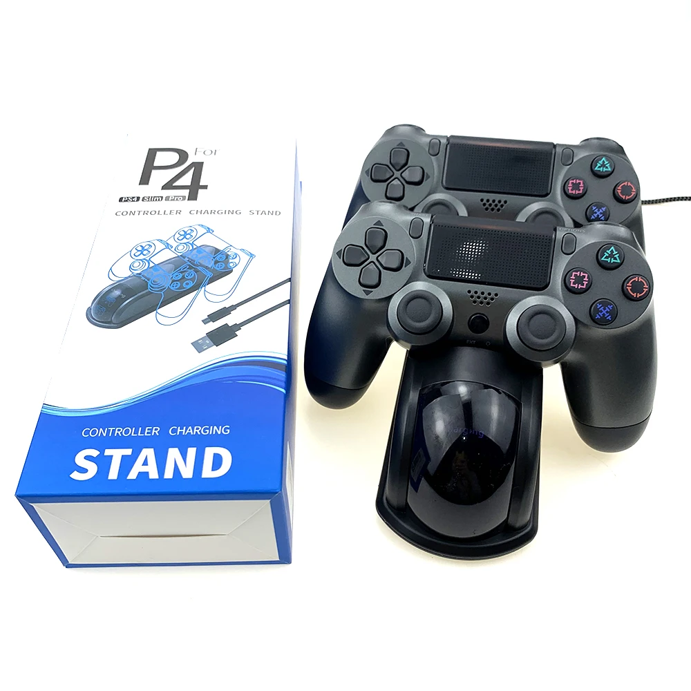 Новая Док станция для PS4 с функцией быстрой зарядки зарядная двух контроллеров