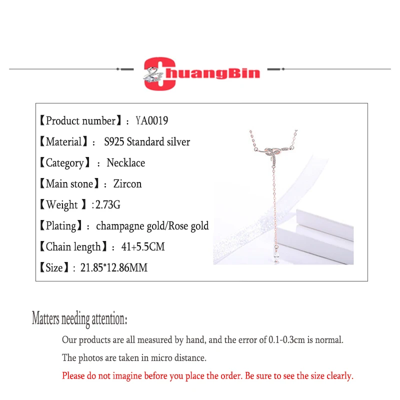 

Genuine S925 Sterling Silver New Bowknot Tassel Female Necklace Clavicle Chain Tide Temperament Silver Jewelry