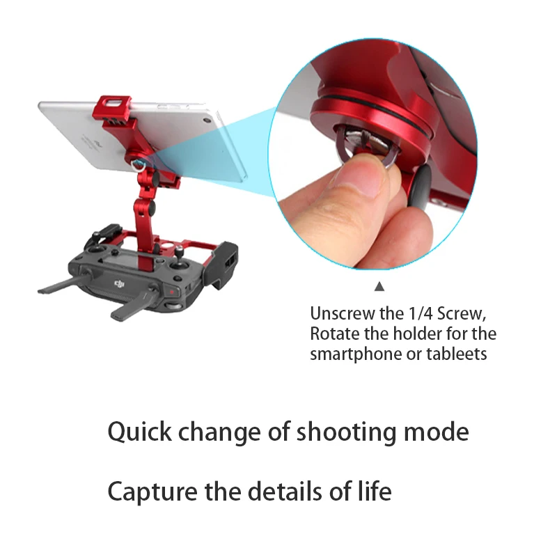 DJI Remote Controller Smartphone/Tablet Clip Holder for Mavic 2 Pro/Air/ Spark Drone CrystalSky Monitor Bracket | Электроника