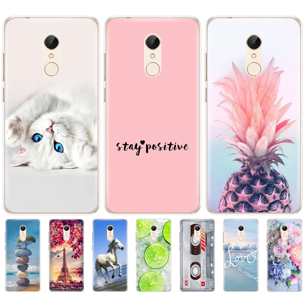 For Xiaomi Redmi 5 Plus Case 5.99 Inch Silicon Soft TPU Back Phone Cover For Xiaomi Redmi 5 Case 5.7 inch hongmi 5 Plus Coque