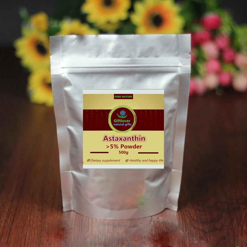 100-1000 г чистый натуральный порошок астаксантина 5% повышает иммунную систему