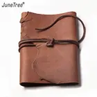Блокнот А5 из натуральной кожи ручной работы junetree, винтажный, в стиле ретро, для путешествий, тетрадь для дневника