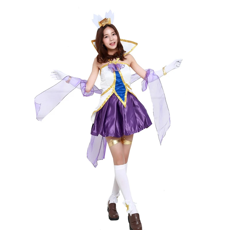 

Маскарадный костюм LOL Janna, милое платье, костюм аниме, карнавальный костюм Пурима на Хэллоуин для женщин