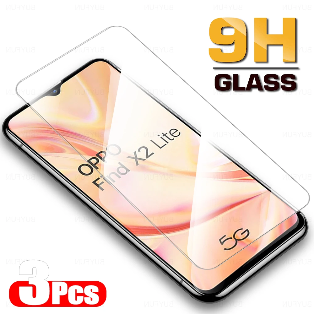 

3 шт. закаленное стекло для защиты экрана для OPPO Find X2 Lite Противоударная Защитная стеклянная пленка для opo findx2 lite x 2 lite x2lite