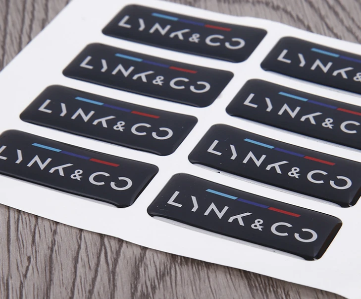 Пользовательские не пожелтевающие 3 м клейкие кристаллы 3D наклейки эпоксидная