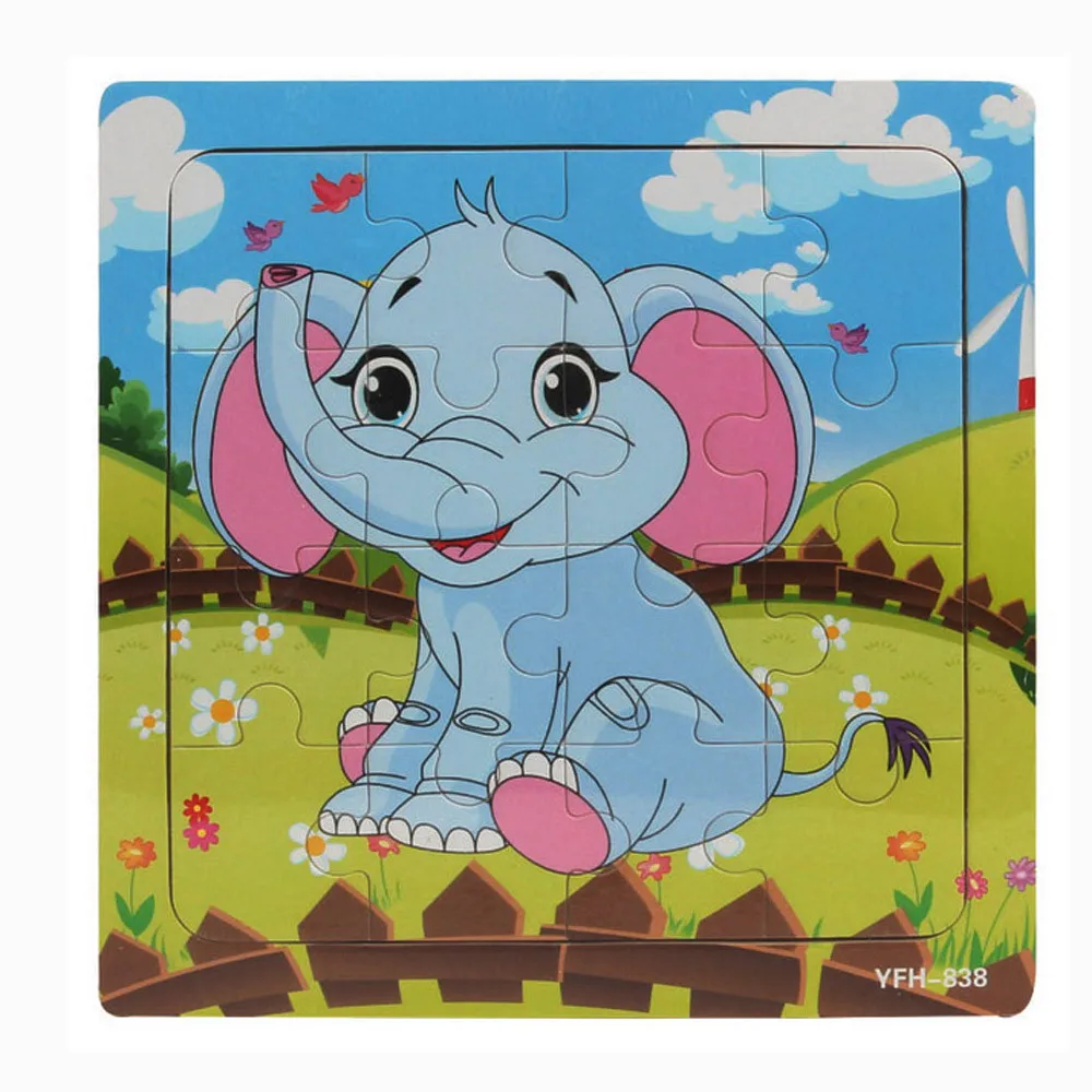 Деревянный обучающий и Развивающий пазл для детей Детские обучающие игрушки