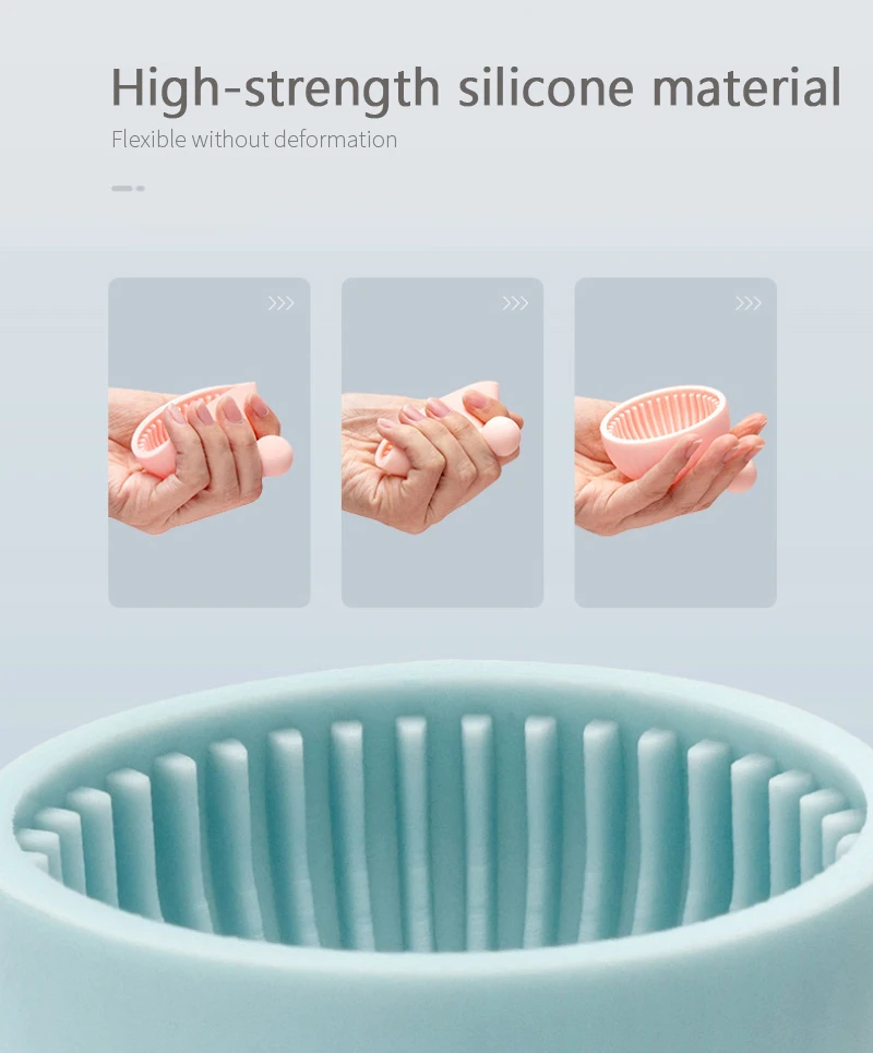 Кисть для макияжа чистящий диск не повреждает щетину силиконовая Косметическая