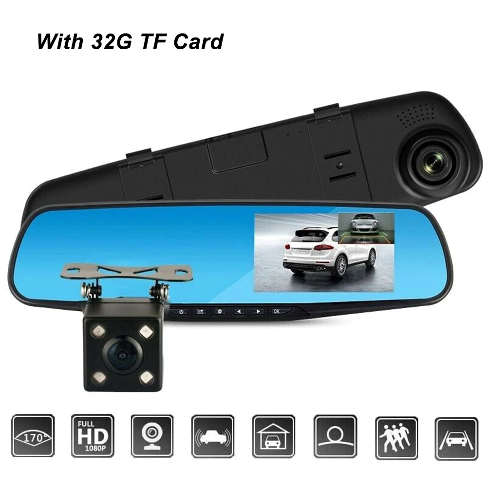 Автомобильный видеорегистратор автомобильные камеры H07A 4 3 дюймов HD ночное