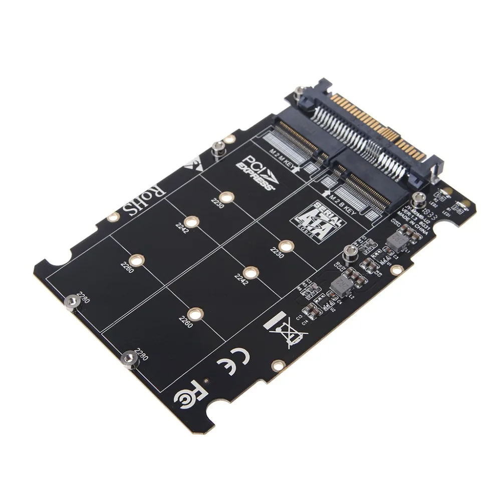 Адаптер NVMe SATA Bus NGFF SSD на PCI e U.2 адаптер PCIe M2 для настольного компьютера 2 в 1 м.