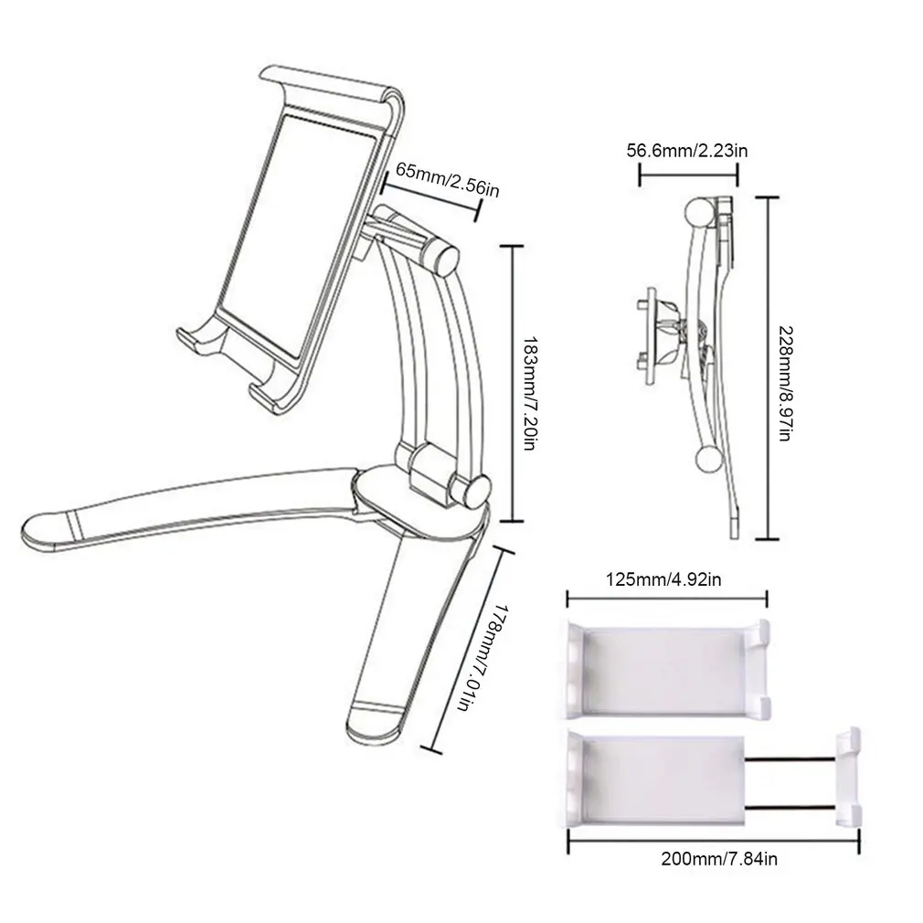 rotating portable monitor wall desk mmetal stand fit for below 15inch monitor tablet mobile phone holders dropshipping free global shipping