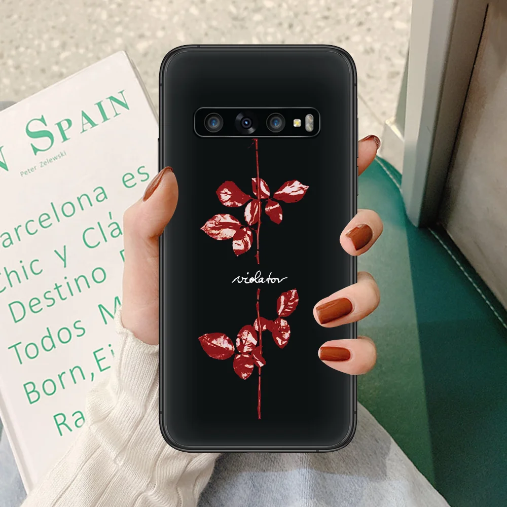 

Depeches band Mode Phone case For Samsung Galaxy Note S 8 9 10 20 Plus E Lite Uitra black shell fashion back 3D waterproof