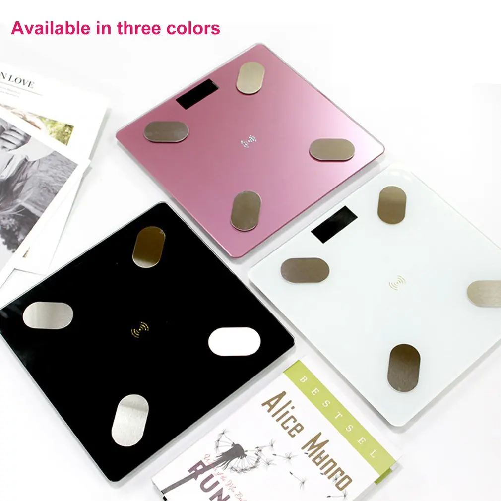 Body Fat Scale App Wireless Scales Smart Backlit Digital Display Index Electronic Intelligent Weighing | Инструменты