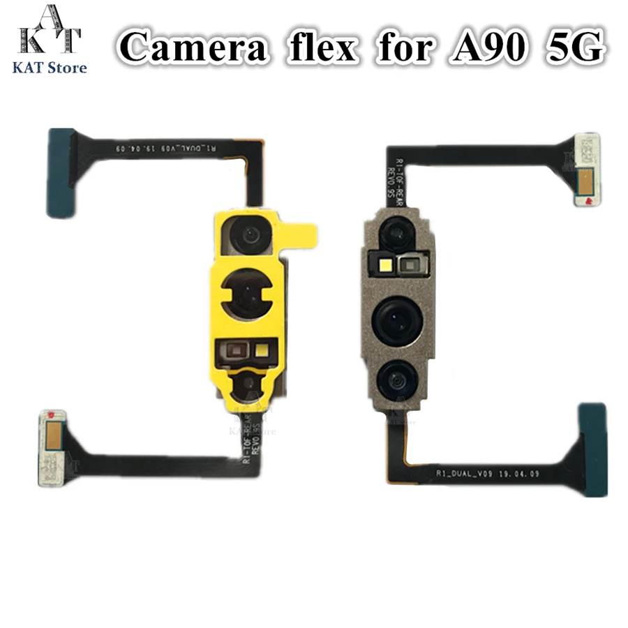 10 шт. гибкий кабель для передней и задней камеры Samsung Galaxy A90 5G A908 A908F|Шлейфы