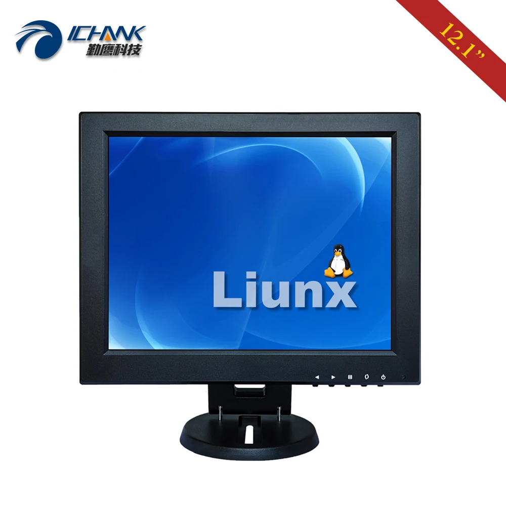 

12" inch Display 800x600 USB HDMI-in VGA POS Cash Register Linux Ubuntu Raspbian Debian OS Touch LCD Screen Monitor ZB120JC-591L