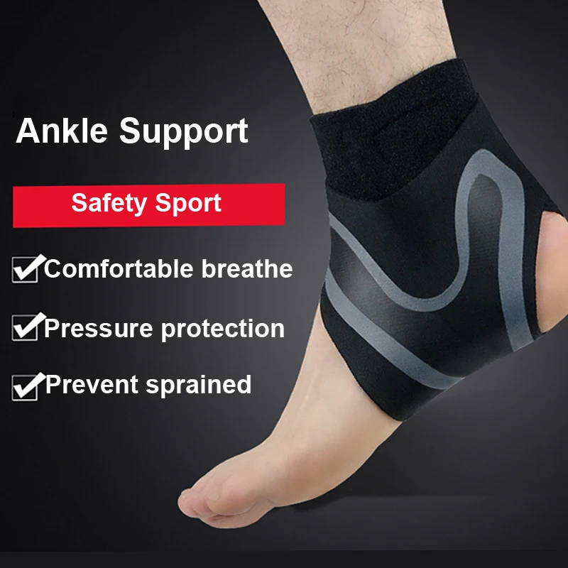 1 шт. Спортивная поддержка лодыжки регулируемая эластичная высокая защита рукава