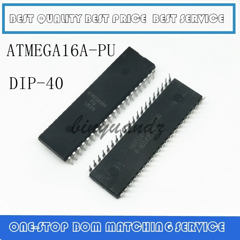 

10PCS/LOT ATMEGA16A-PU DIP40 DIP ATMEGA16A DIP ATMEGA16 16A-PU DIP-40