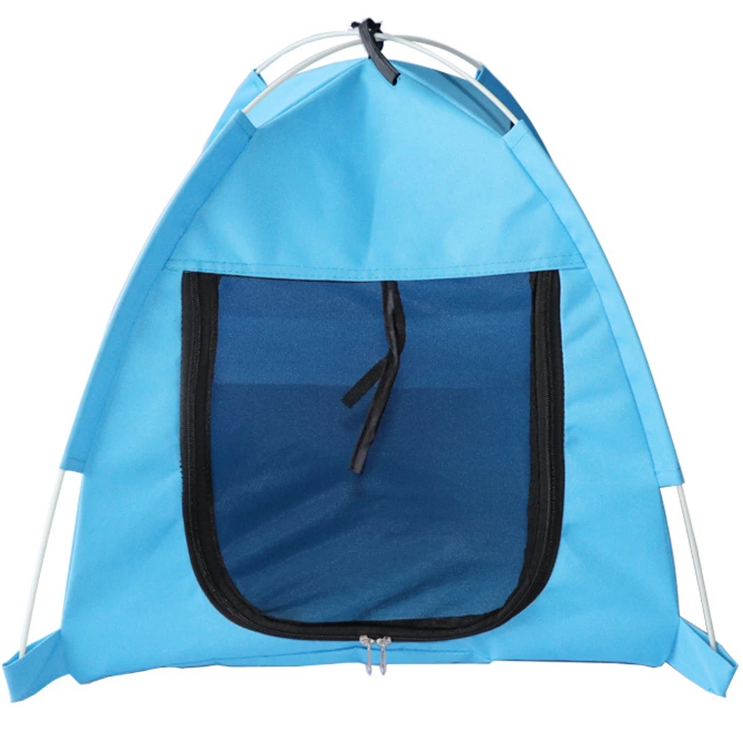 

Portable Folding Pet Tent Dog House Breathable Outdoor Tent Cat Tent Puppy Kennel Easy Operation Detachable Outdoor Dogs House