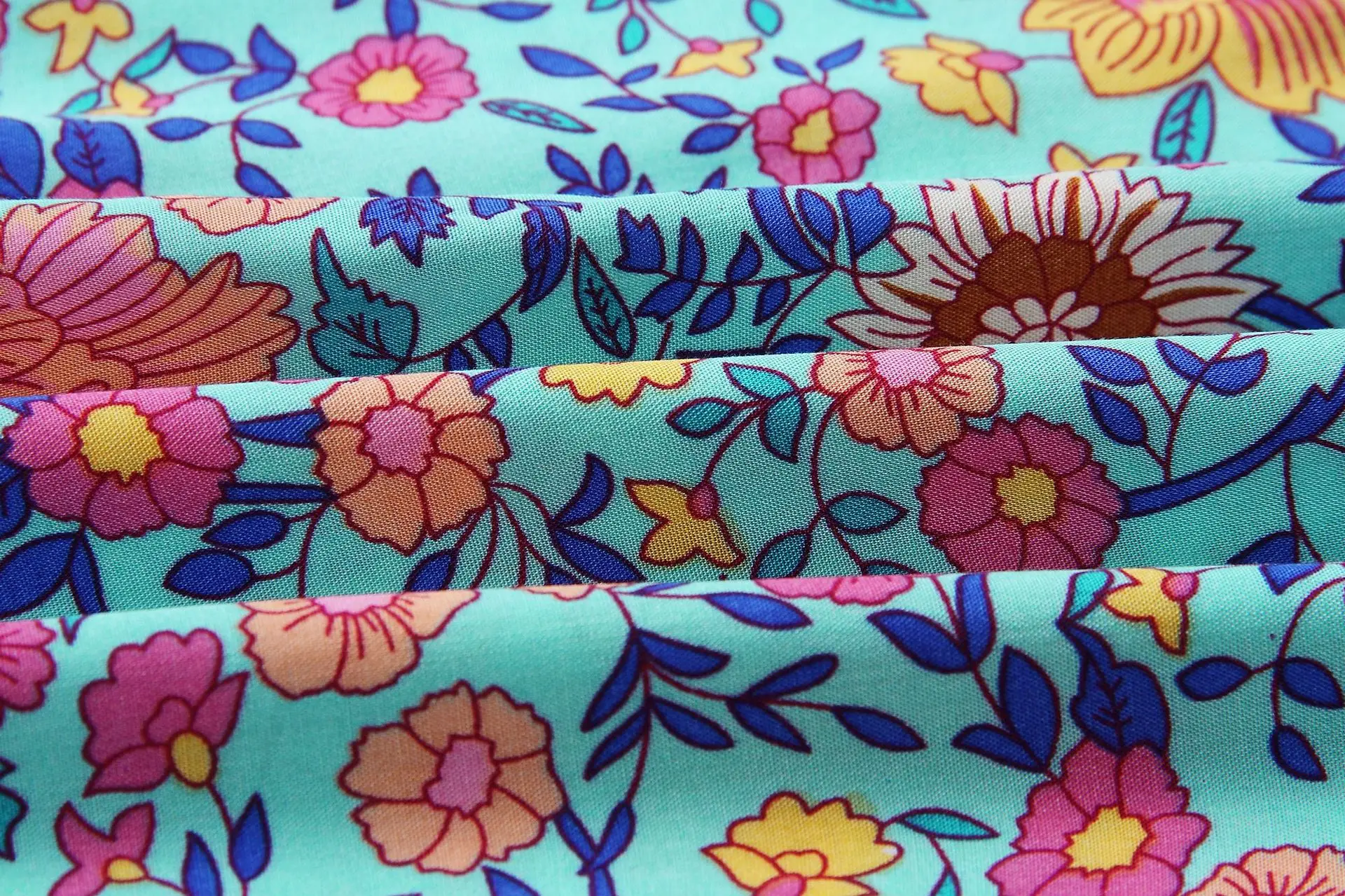 Платье женское праздничное с цветочным принтом пикантный пляжный мини-сарафан в