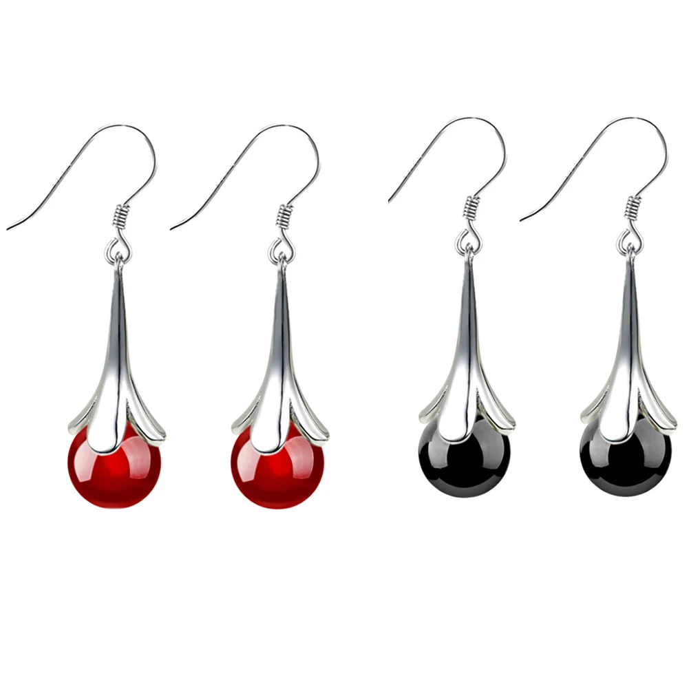 Китайский новый бахрома длинные серьги для женщин натуральные ювелирные изделия