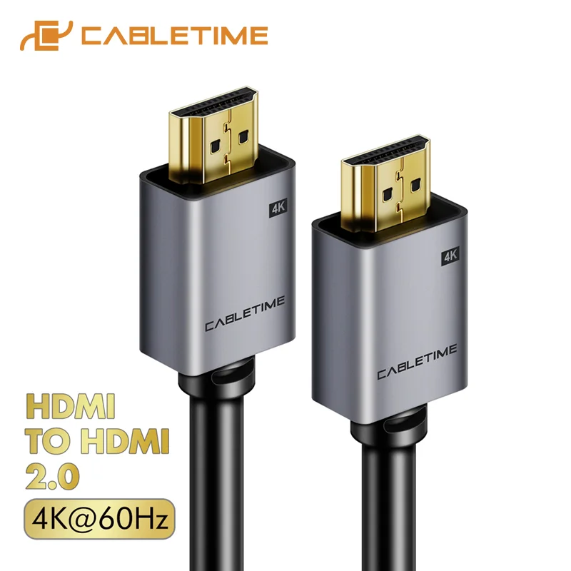 Кабель HDMI CABLETIME 2 0 1 8K 4K 60Hz к шнур для PS4 TV сплиттер переключатель коробка