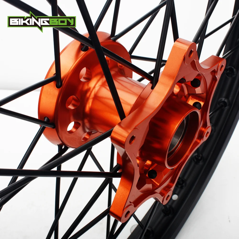 BIKINGBOY MX 2" 18" полный набор передние и задние колеса обода Hub 36 спиц для KTM SX XC XC-F SX-F 150 250 300 350 12-14 SX 125 SX-F 450