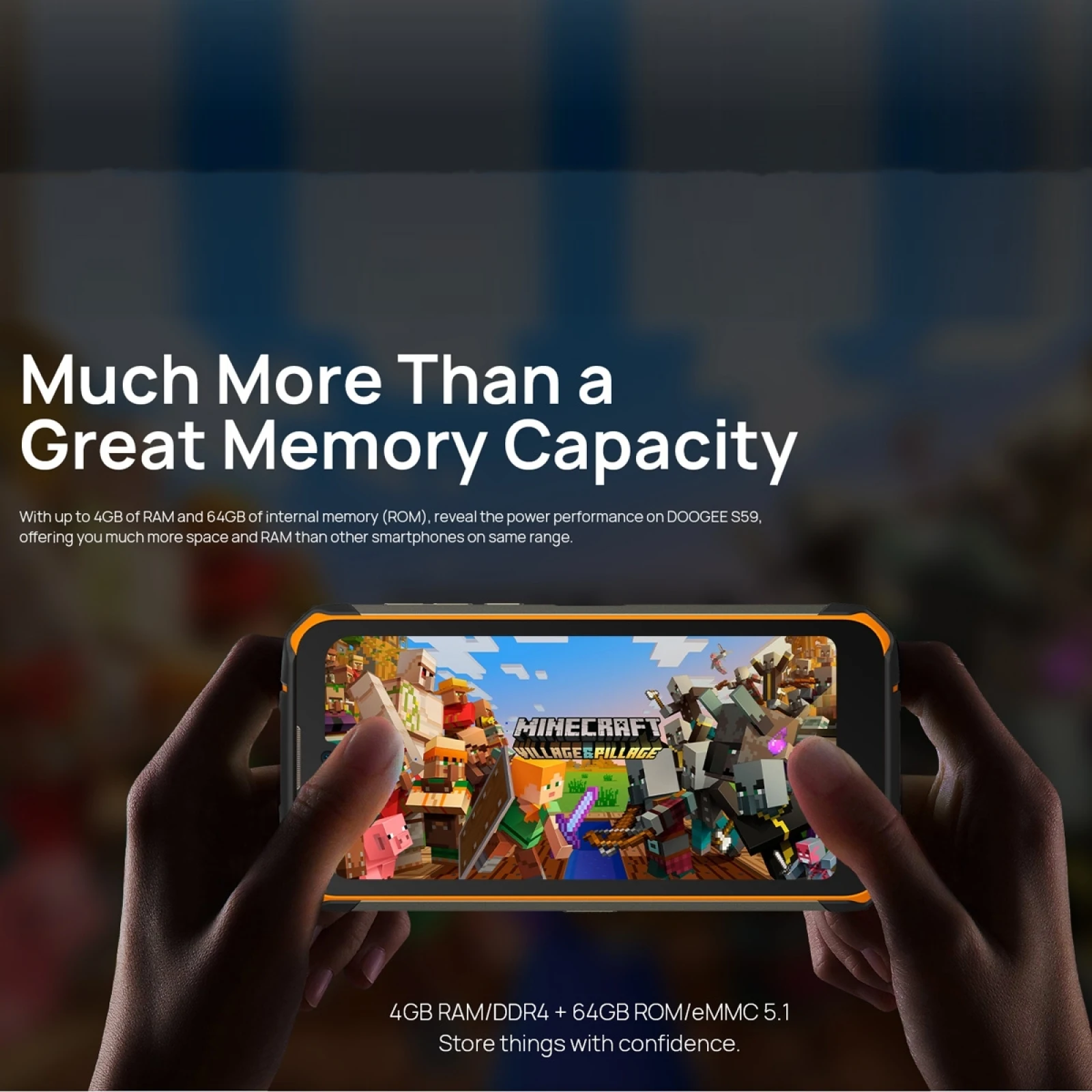 DOOGEE S59 IP68 прочный телефон Android 10 Helio A25 Восьмиядерный 4 Гб Оперативная память 64