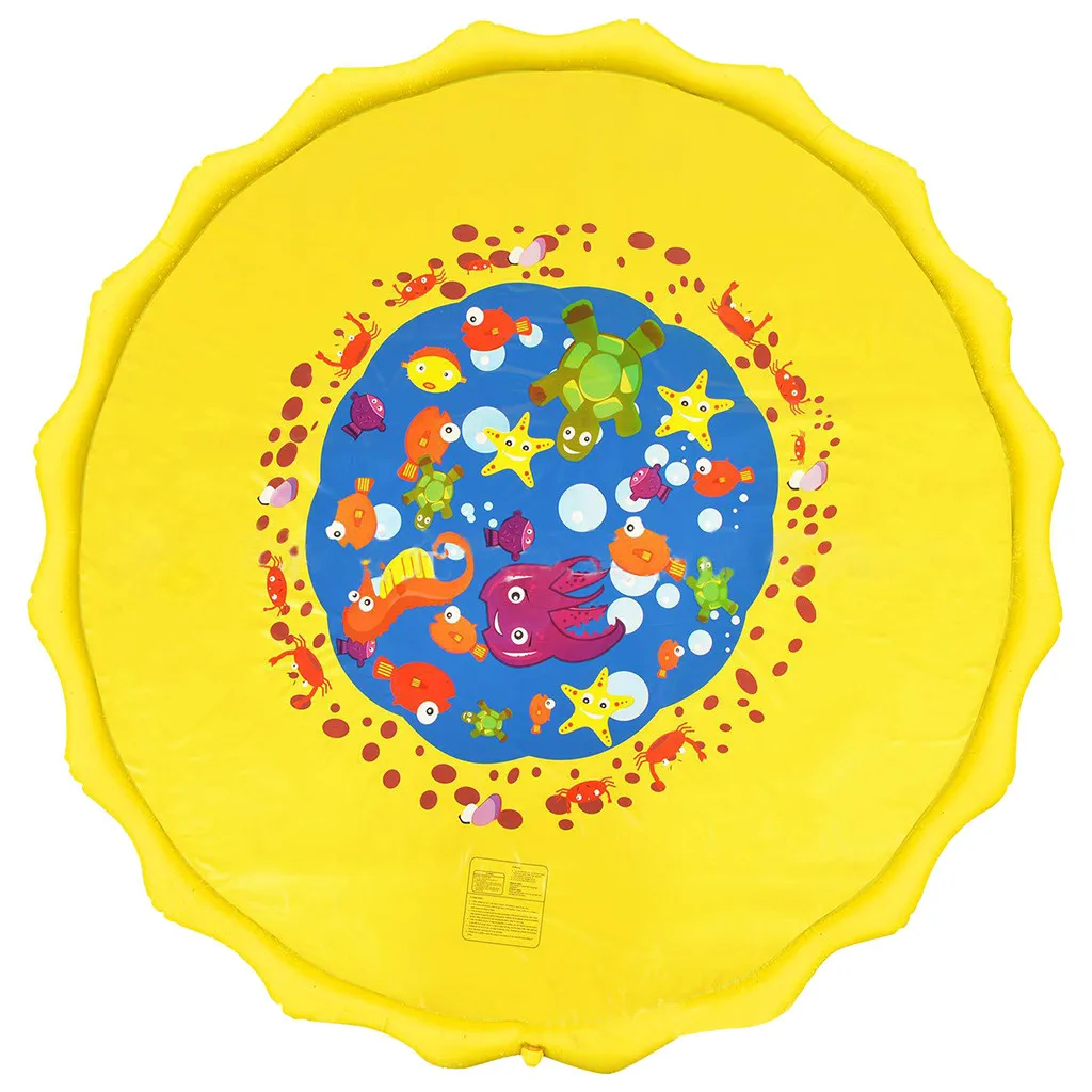 Напольный коврик с распылителем воды для газона бассейна игрушечный фонтана