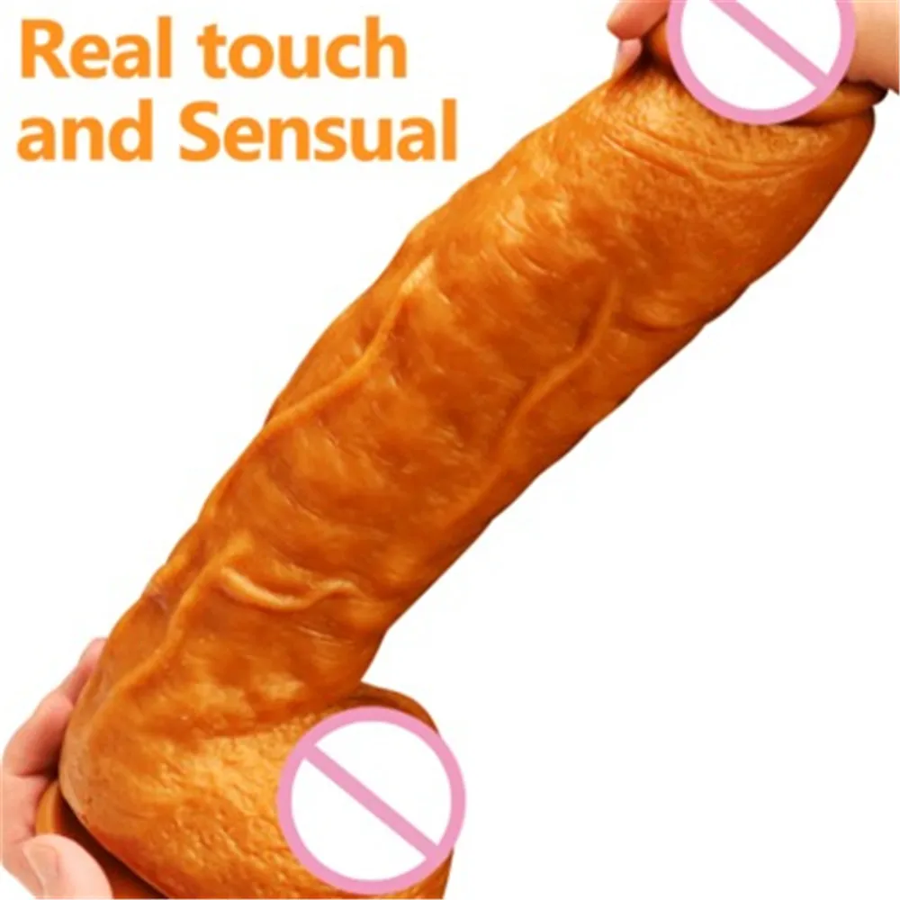 Огромный фаллоимитатор PAQIN Женский мастурбатор жидкий супер мягкий силиконовый