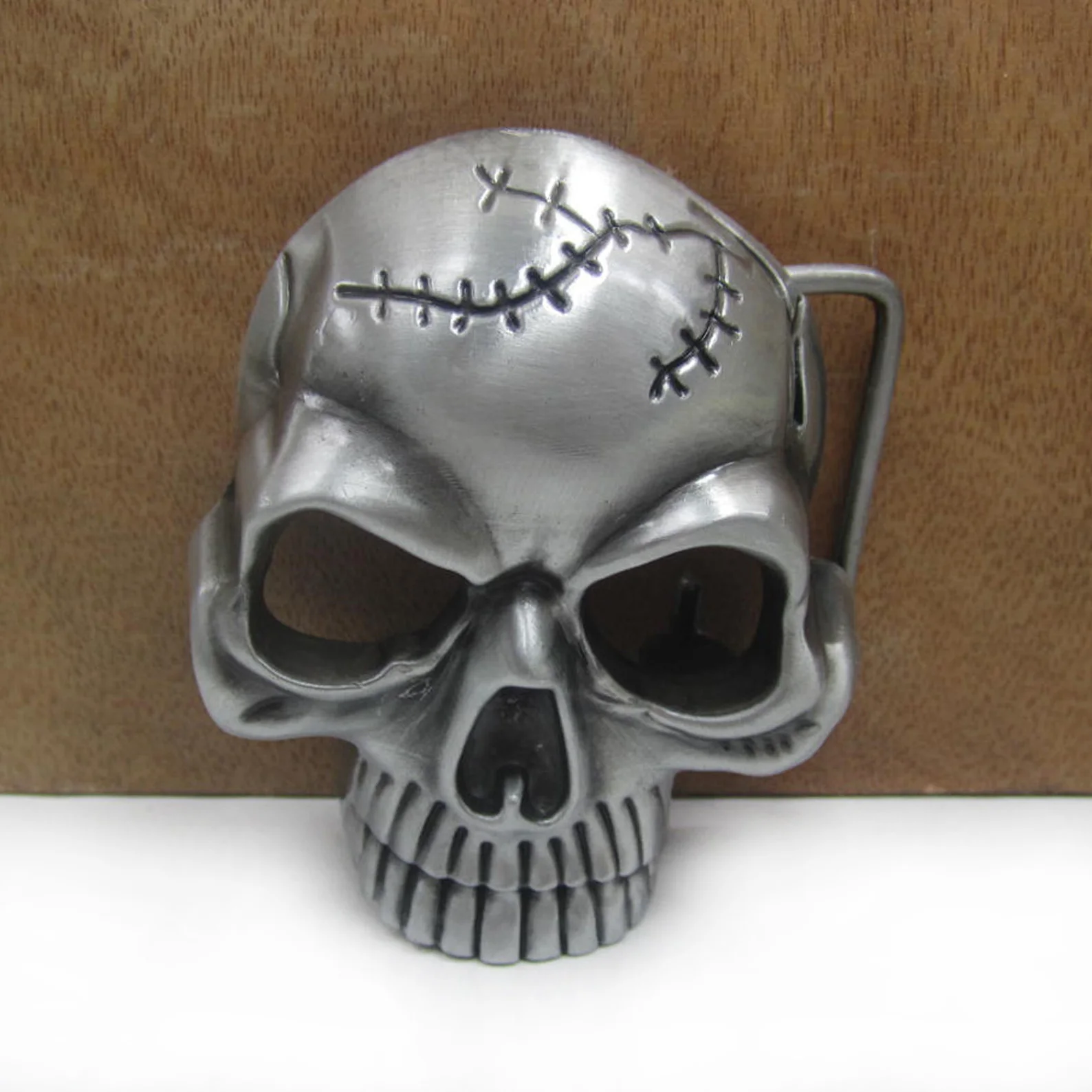 BuckleClub ретро 3D череп ремень с пряжкой для джинсов подарок ковбойский пряжка FP-03361