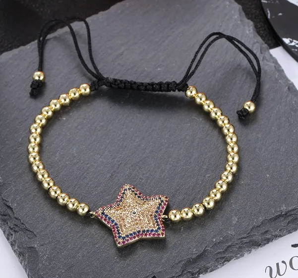 Золотистый серебристый розовое золото микро-ПАВЕ веревка с фианитами