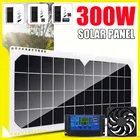 Солнечная панель 300 Вт, солнечные батареи А, модуль контроллера солнечной батареи для автомобиля, RV, дома, на крыше, фургона, для кемпинга, 12 В, солнечная батарея с вытяжным вентилятором
