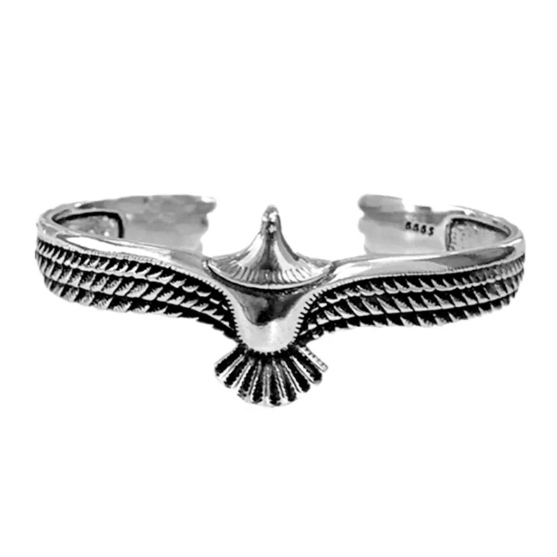 

Eagle Cuff Bracelet Vintage Men Women Creative Gift Fashion Jewerlly Fit For Most Wrist Size Adjustable Opening