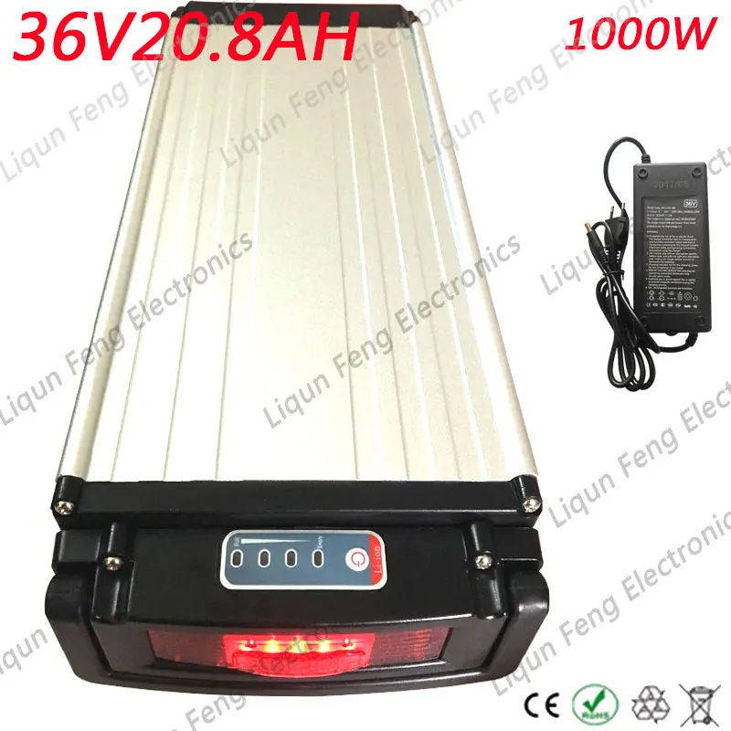 Литиевая батарея 36 В литиевая в 20 А · ч для электрического велосипеда с