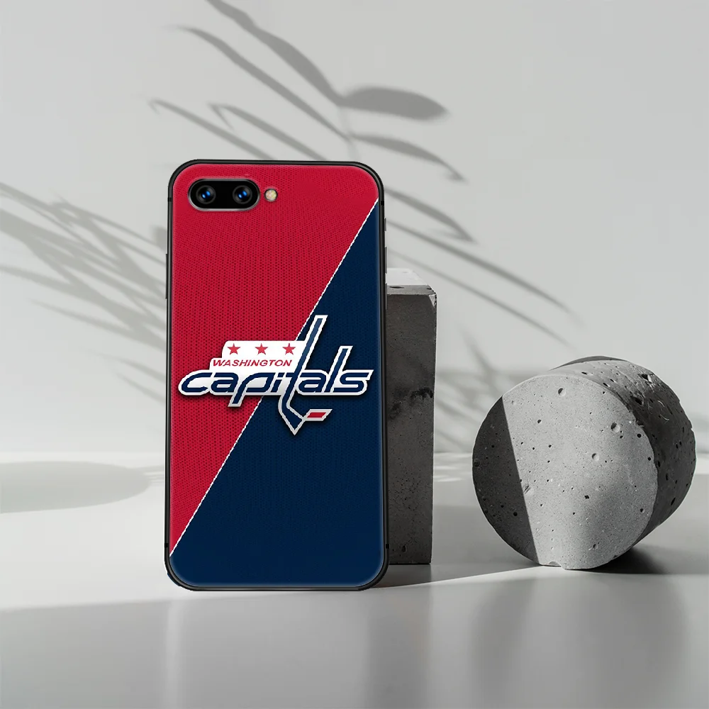 

Ice hockey Capitals Phone Case Cover Hull For HUAWEI honor 7a 8s 8a 8x 9 9x 10 20 i Lite Pro black Etui Soft Hoesjes Fashion