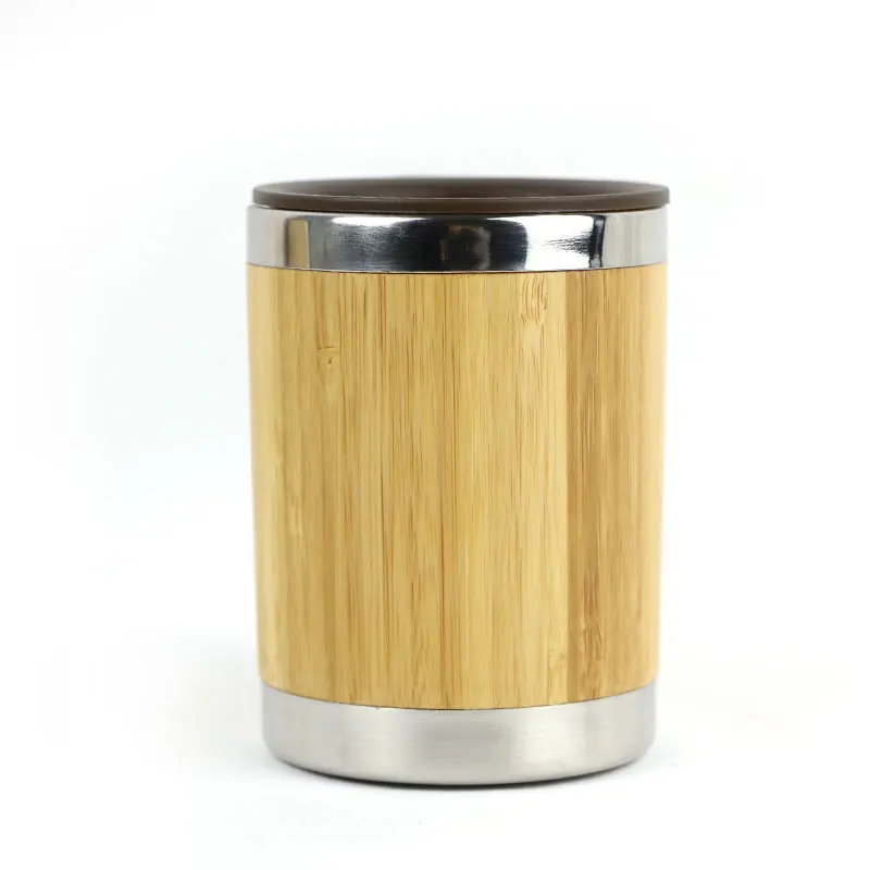 Акция Бамбуковая дорожная чашка автоматическая кружка кофейная Вакуумная | Дом и