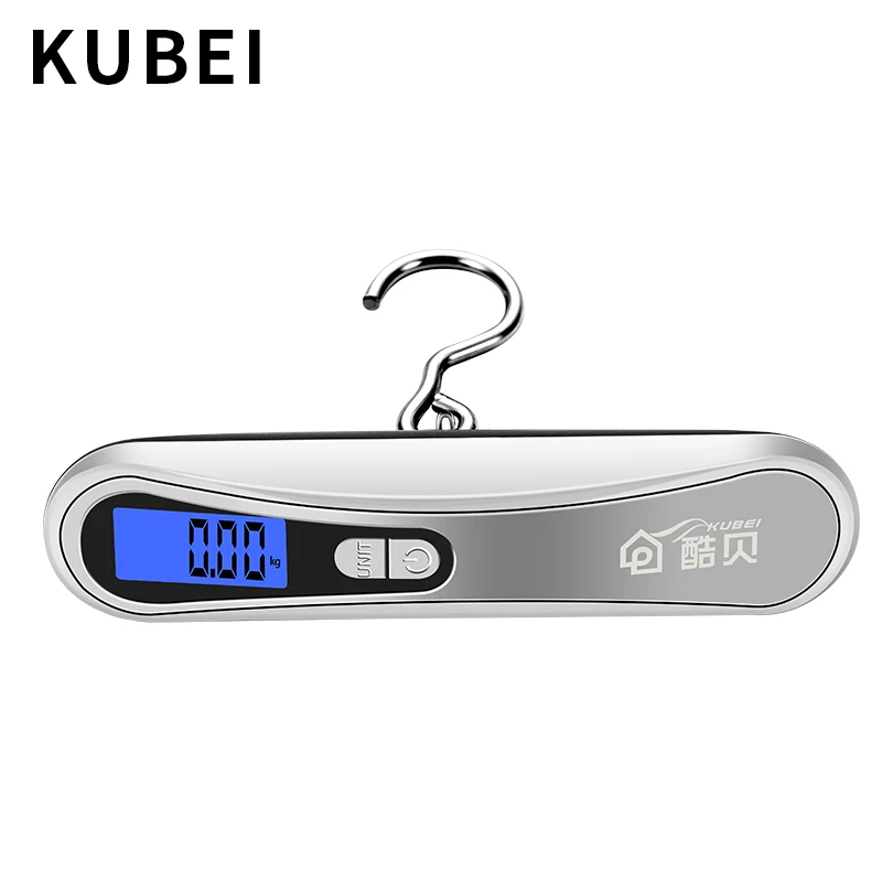 Кухонные принадлежности KUBEI, портативные электронные весы, весы для багажа весом 50 кг, прецизионный крючок, товары для домашних животных, маленькие весы