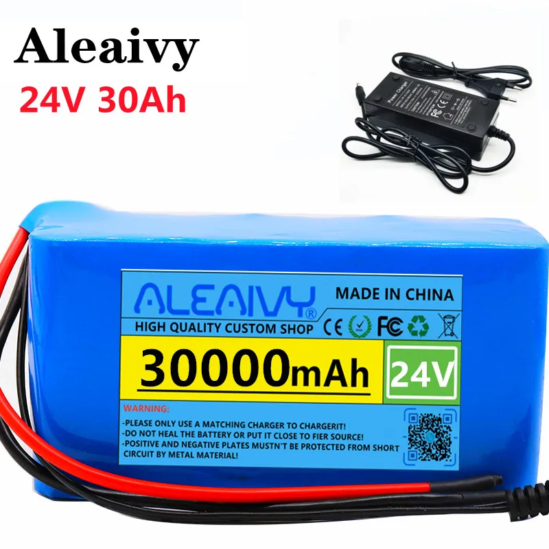 24V 30Ah 7S3P 18650 Li-ion Battery Pack 29.4V 30000mAh Electric Bicycle Moped /Electric/Lithium Ion Pack+ 2A Charger | Электроника