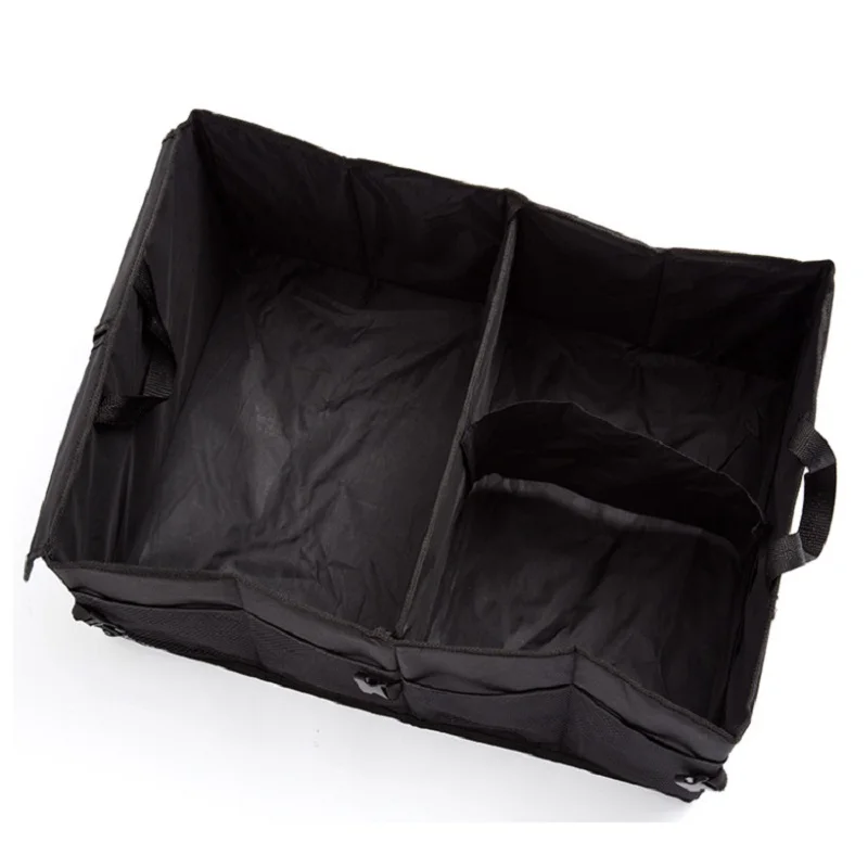 

Black Oxford Fabric Multipurpose Folding Car Organizer Trunk Organizer Cargo Storage Container for Travelling Camping