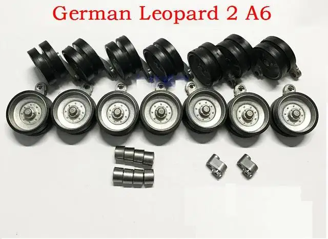 HENGLONG 3889-1 1/16 German Leopard 2 A6 RC Tank Upgrade parts Steel Gear box/metal track/metal wheels hub set/Drive wheel/ | Игрушки и